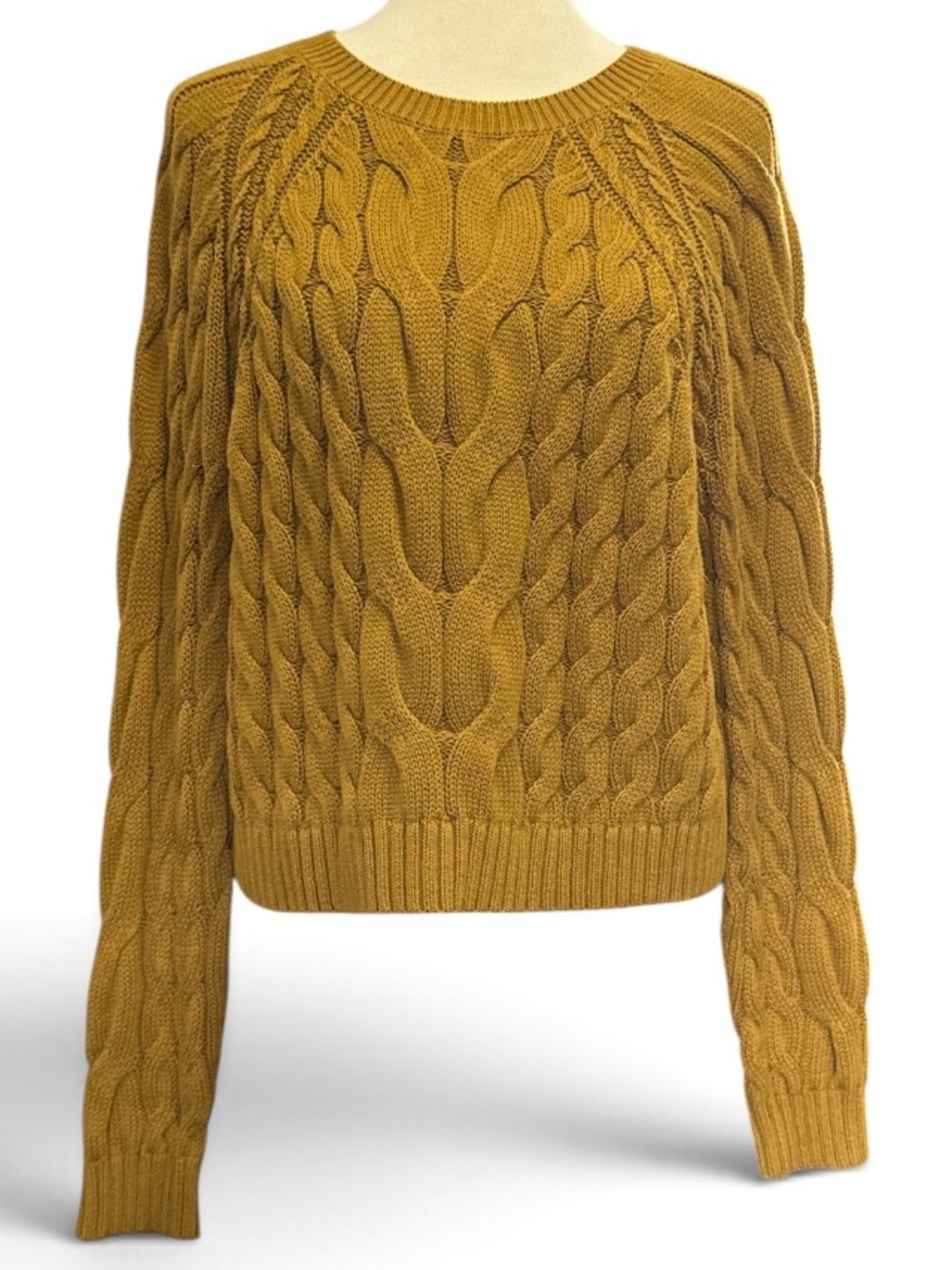 Express Cable Knit Crewneck Sweater #756